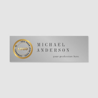 Modern Logo Corporate Professional Employee Name Tag