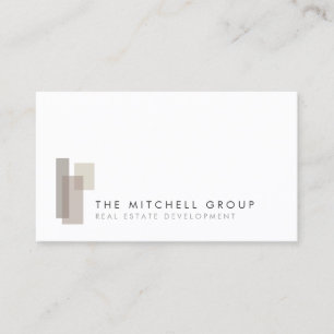 Modern Logo for Real Estate, Builder, Architect Business Card