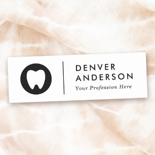 Modern logo, name  and title name tag