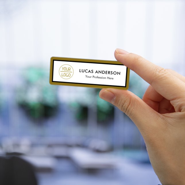 Modern logo, name  and title name tag (Creator Uploaded)