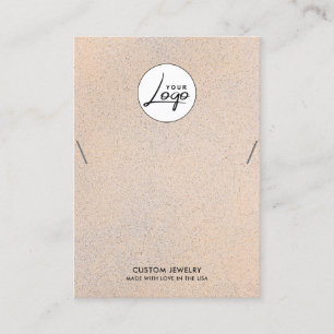 Modern Logo Necklace Bracelet Display Card