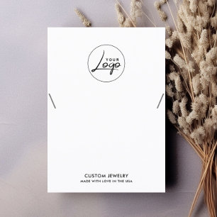 Modern Logo Necklace Bracelet Display Card