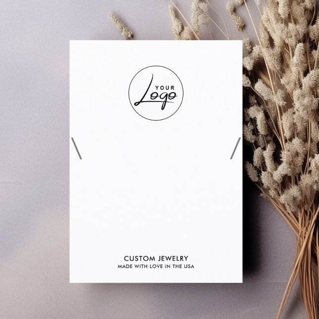 Modern Logo Necklace Bracelet Display Card (Creator Uploaded)