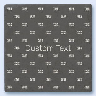 Modern Logo or Design Pattern with Any Image  Stone Coaster