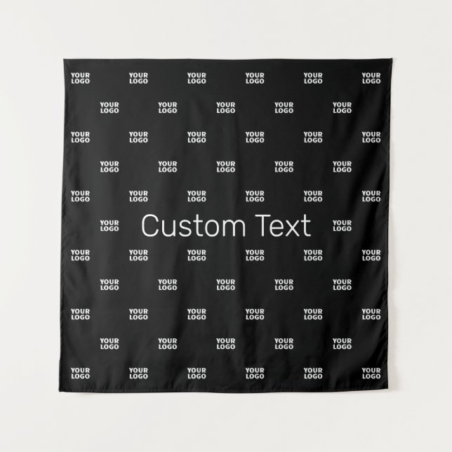 Modern Logo or Design Pattern with Any Image  Tapestry (Front)
