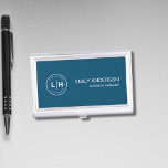 Modern Logo Personalised Business Card Holder<br><div class="desc">Keep your business cards organised and make a lasting impression with this modern logo personalised business card case. Designed with sleek lines and a minimalist aesthetic, this case is perfect for professionals who value style and functionality. Customise it with your company logo for a personal touch that enhances your brand...</div>