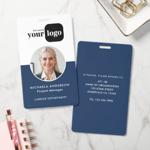 Modern Logo Photo ID Badge