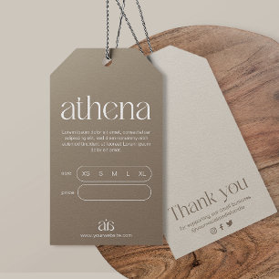 Modern Logo Price Hang Tag