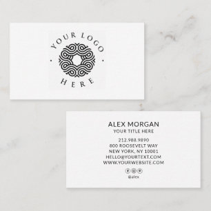 Modern Logo Professional Business Card