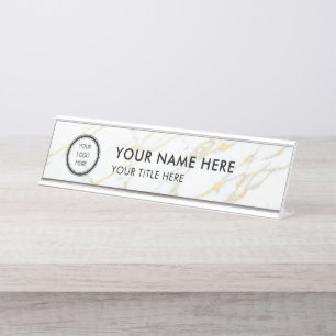 Modern Logo Professional Business Name Plate