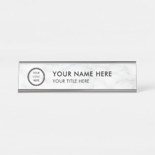 Modern Logo Professional Business Name Plate