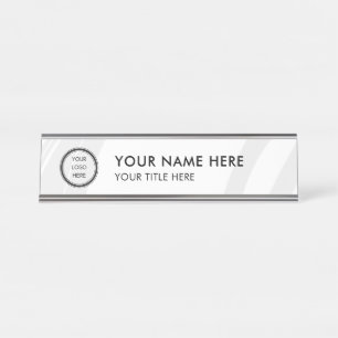 Modern Logo Professional Business Name Plate