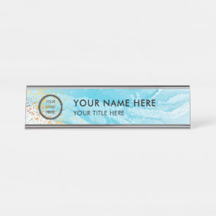 Modern Logo Professional Business Name Plate