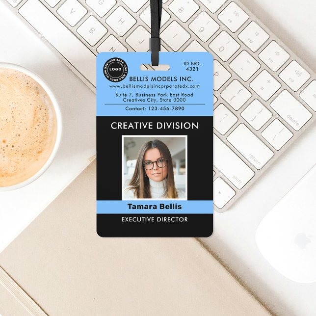 Modern Logo, QR Company Badge ID Badge (Creator Uploaded)