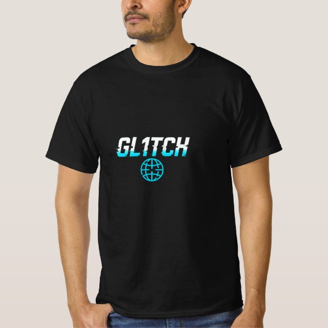 Modern logo with a distinctive digital effect T-Shirt (Front)