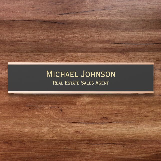 Modern Long Office Name Plate Job Title Door Sign (Modern Long Office Name Plate Job Title Door Sign)