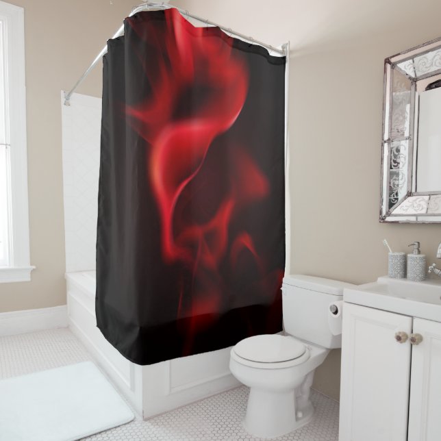 Modern look shower curtain (In Situ)