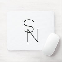 Modern Looking Overlapping Initials