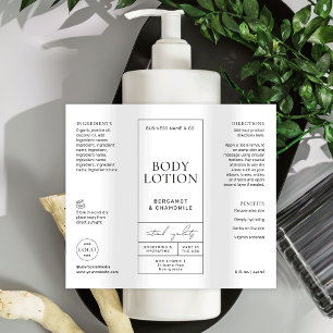 Modern Lotion Body Wash 8 OZ Cosmo Bottle Label