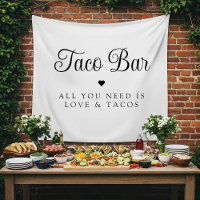Modern Love and Tacos Bridal Fiesta Sign