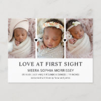 Modern Love At First Sight Photo Collage Birth