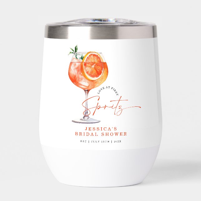 Modern Love At First Spritz Bridal Shower  (Front)