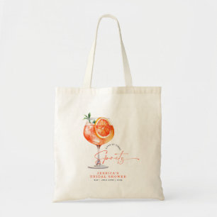 Modern Love At First Spritz Bridal Shower Tote Bag
