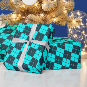Modern Love Classic Geometric Birthday Party Wrapping Paper