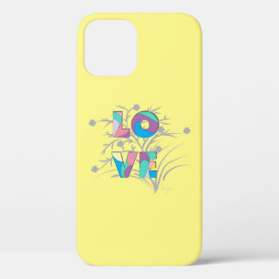 Modern Love Design Purple Case-Mate iPhone Case