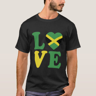 Modern Love Jamaica Heart Flag T-Shirt