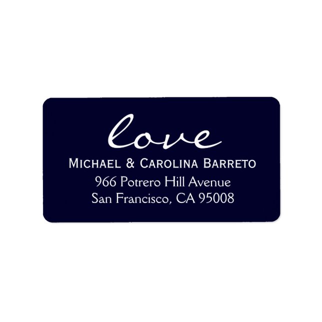Modern Love - Navy Label (Front)