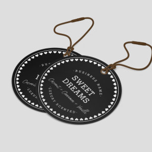 Modern Love Pattern Packaging Hang Tags