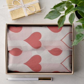  Modern Love Pattern Tissue Paper 