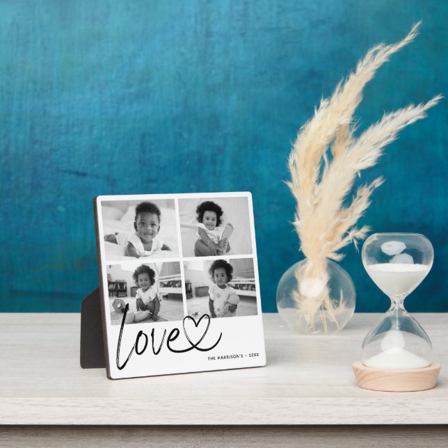 Modern Love Photo Collage Plaque (Insitu)