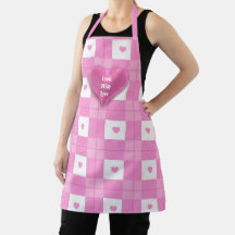 Modern Love Plaid Pink Heart Collection