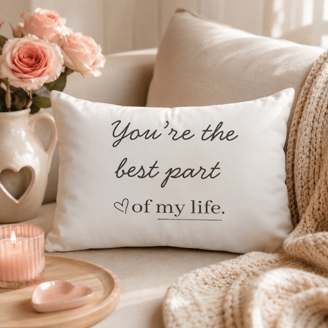 Modern Love Quote  Lumbar Cushion (Creator Uploaded)