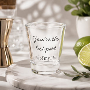 Modern Love Quote Shot Glass
