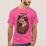 Modern Love – Romantic Wedding Couple Long Sleeve T-Shirt<br><div class="desc">Fall in love with the perfect blend of romance and modern streetwear. This Bella Canvas tri-blend long sleeve shirt features an emotionally powerful, 3D-inspired wedding design that’s bold, elegant, and instantly captivating. Crafted for comfort and style, the ultra-soft Bella Canvas fabric makes this shirt not just a wearable statement piece...</div>