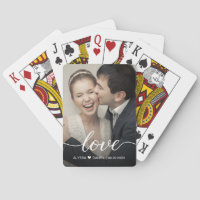 Modern Love script Simple Custom Photo 