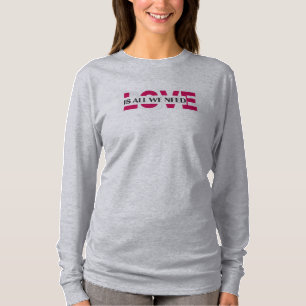 Modern 'LOVE' T-Shirt - Illustrated Graphic Art
