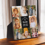 Modern Love You Grandpa Collage Instagram Photo  Plaque<br><div class="desc">The Modern Love You Grandpa Collage Instagram Photo Plaque is a thoughtful, personalised gift designed to celebrate your special bond with Grandpa. Featuring an Instagram-style photo collage, you can upload your most cherished moments together. The clean, modern design is paired with the heartfelt message "Love You Grandpa, " making it...</div>