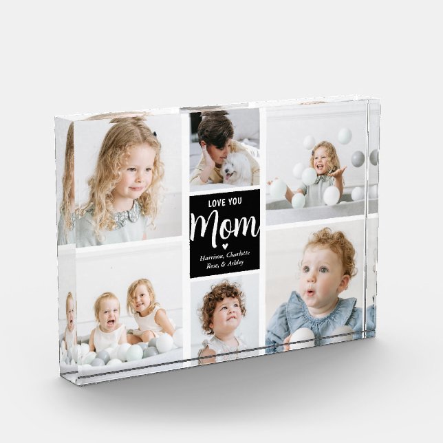 Modern Love You 'MOM' 6  Photo Block (Left)