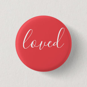 Modern Loved 3 Cm Round Badge