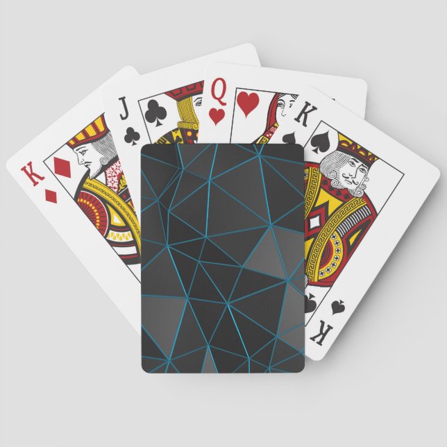 Modern Low-Poly Playing Cards (Back)