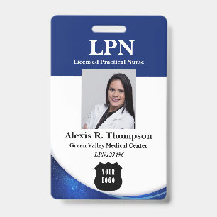 Modern LPN Badge ID Badge