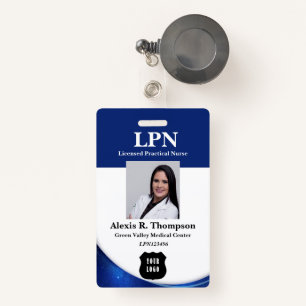 Modern LPN Badge ID Badge