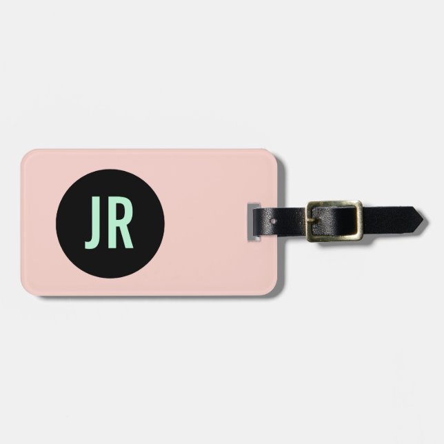 Modern Luggage Tag (Front Horizontal)