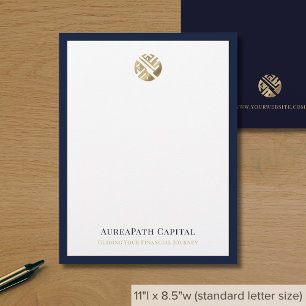 Modern Luxe Business Custom Letterhead