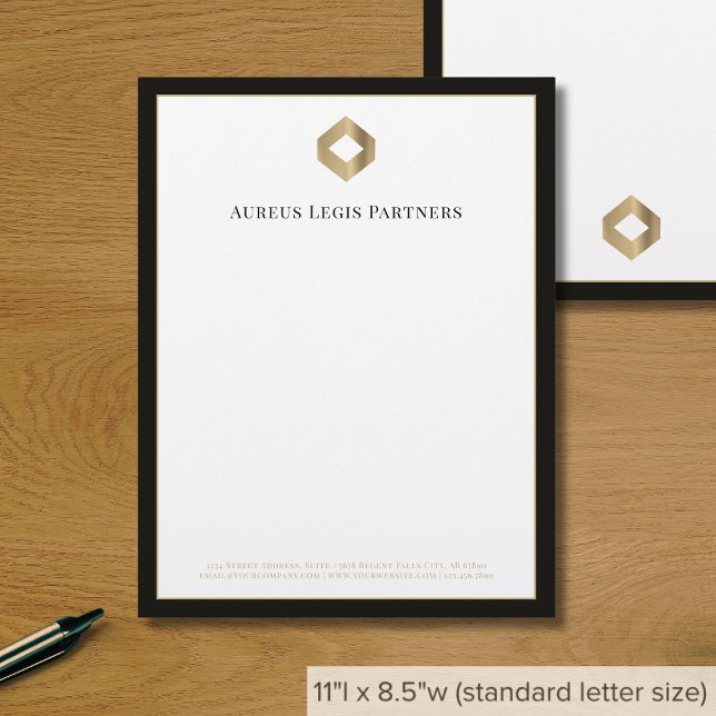 Modern Luxe Custom Letterhead (Creator Uploaded)