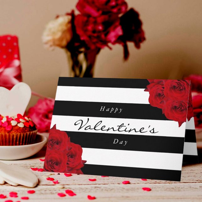 Modern Luxe Happy Valentine's Day Holiday Card (Creator Uploaded)